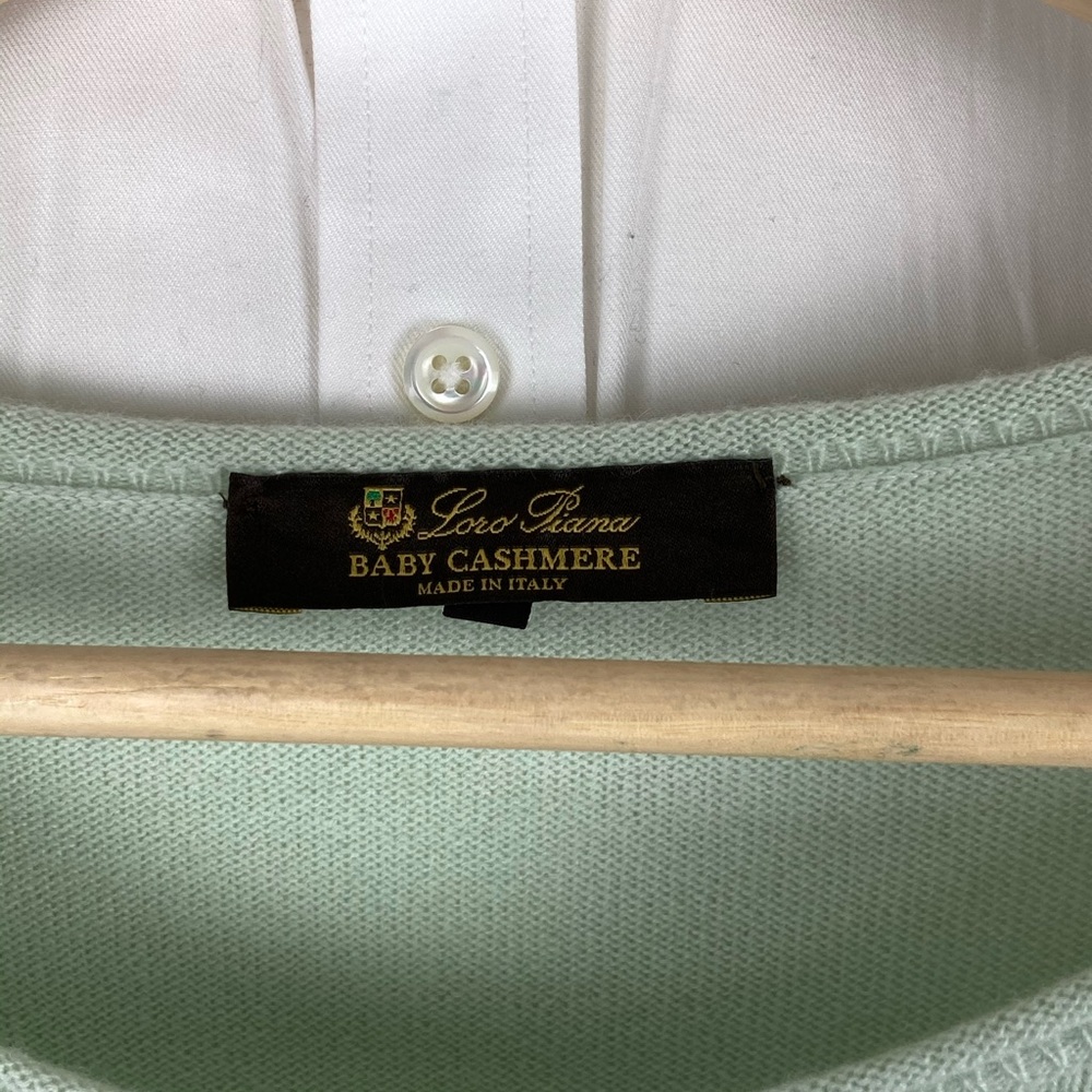 NWOT Loro Piana Baby Cashmere Sweater Shirt Top - Picture 2 of 8
